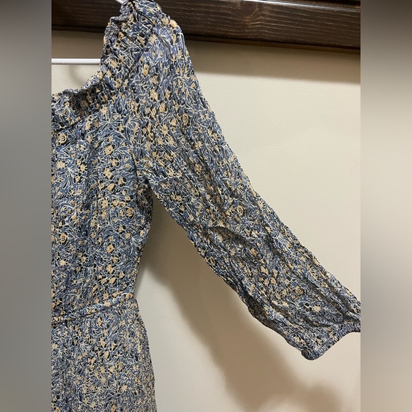 By Anthropologie Kira Off-The-Shoulder Boho Midi Dress Size 4 - Picture 7 of 11